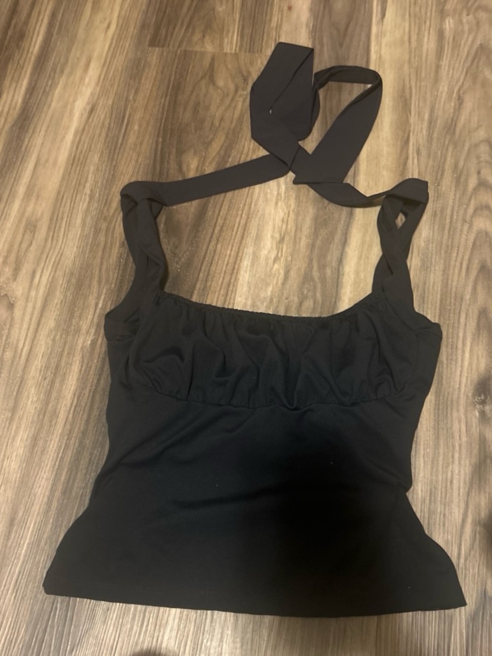 Classic Black Halter Tank Top - Women